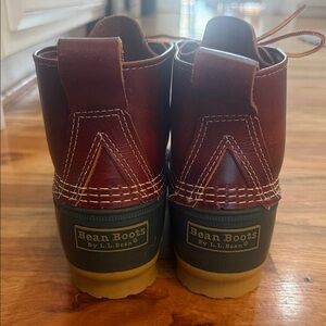 L.L. Bean Leather Boots in Brown and Tan